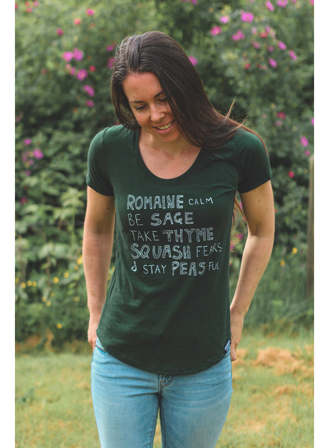 Women's Bamboo Tee Veggie Wisdom