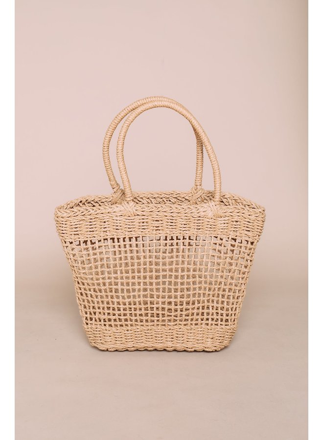 Fiona Straw Tote