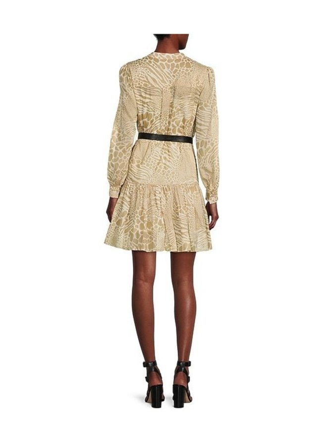 Michael Kors Animal Patchwork Dress