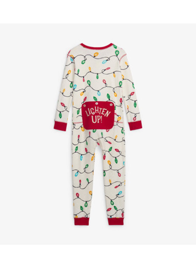 Holiday Lights Kids Union Suit