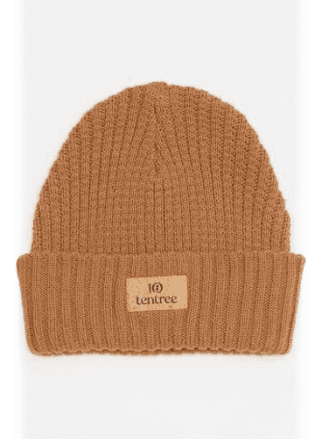 Cotton Cork Patch Beanie