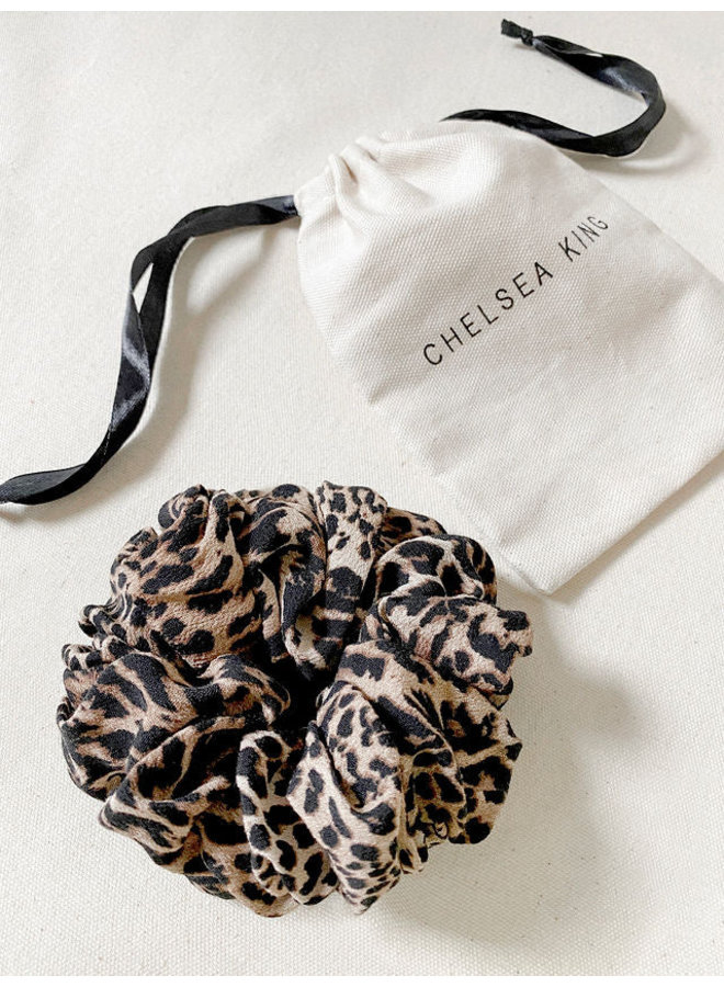 Leopard Scrunchie Oversized