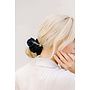Poppy Black Scrunchie Oversized