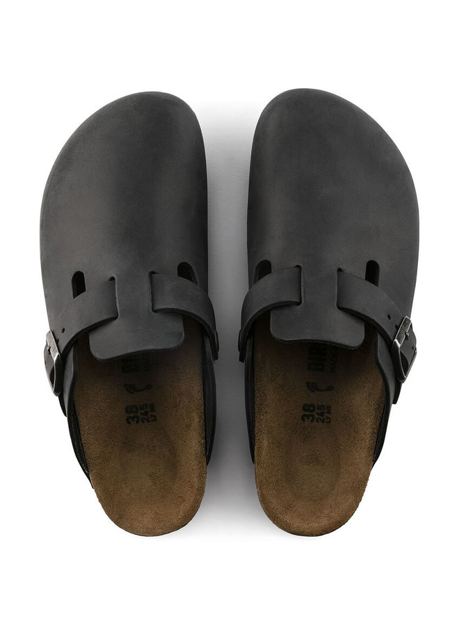 Birkenstock Boston Oiled Black