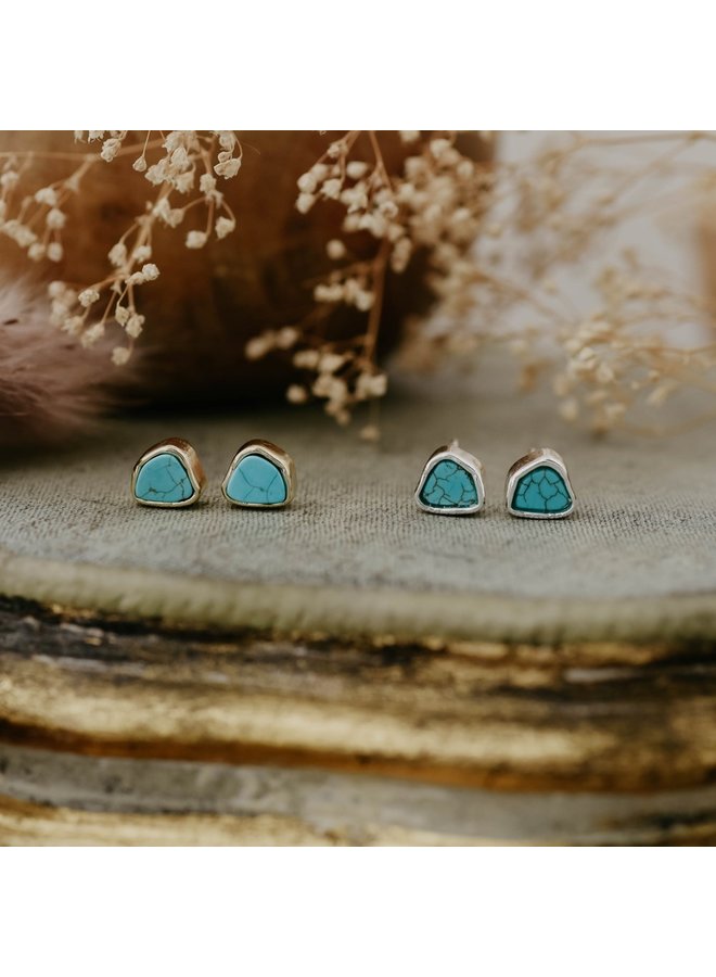 Fleck  Turquois Studs