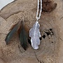 Hummingbird Feather 18" necklace