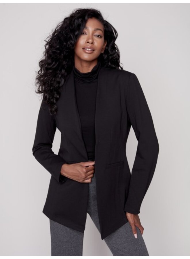 Charlie B Ponte Knit Blazer