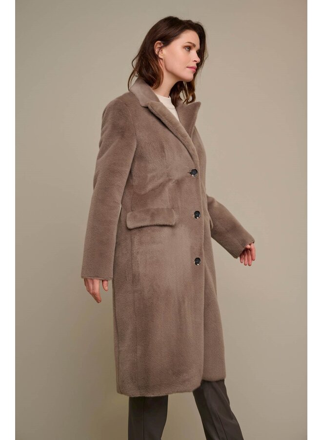 Saami Long Single Breasted Coat