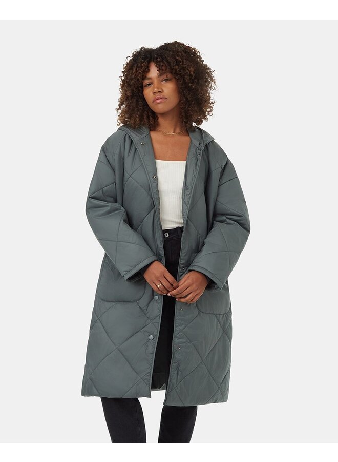 Cloud Shell Quilted Hooded  Womens