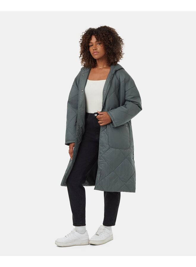 Cloud Shell Quilted Hooded  Womens