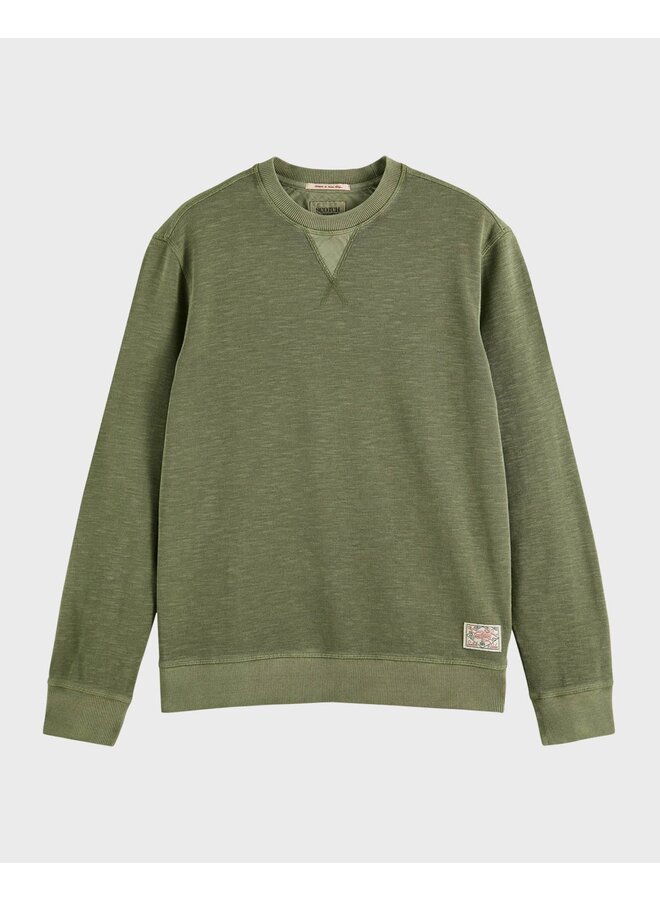 Regular Fit Garment Dyed Sweatshirt