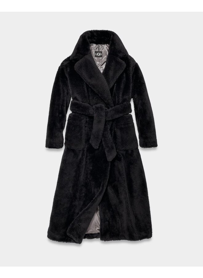 Alesandra Faux Fur Wrap Coat