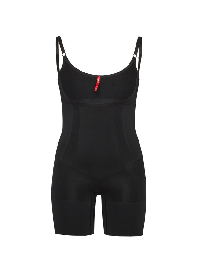 Open Bust Mid-Thigh Bodysuit