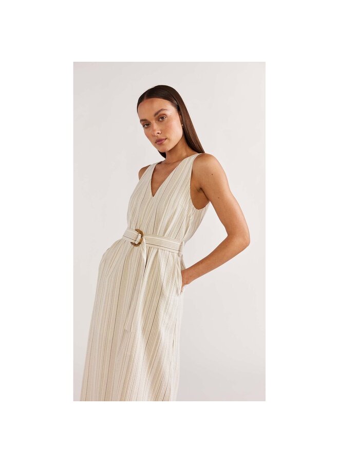 FINLAY BELTED MIDI DRESS
