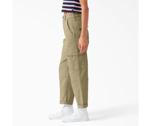 Dickies Womens Relaxed Fit Cropped Cargo Pants