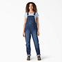 Womens Denim Boyfriend Fit Bib Overalls