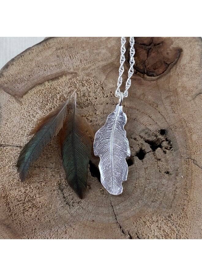 Fine Sterling - Hummingbird Feather