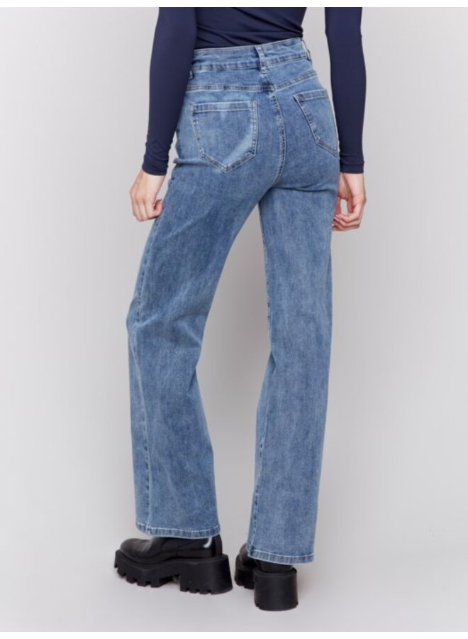 Flare Jeans with Hearts