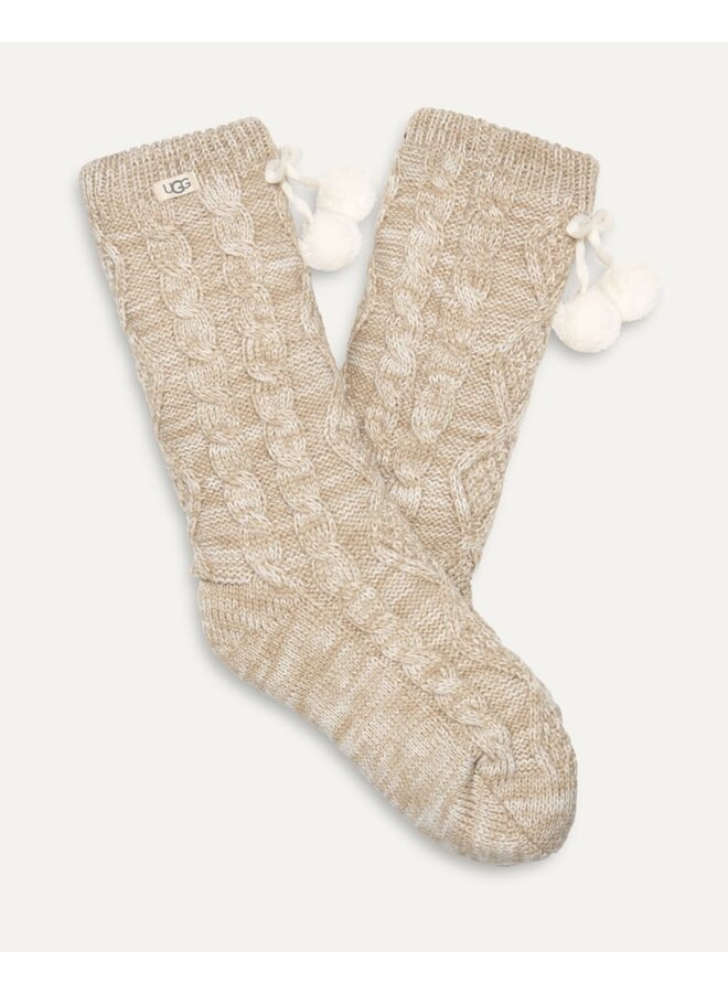 Pom Pom Fleece Sock