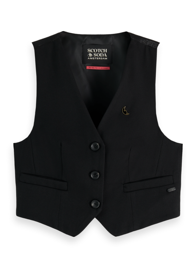 Gabardine Waistcoat Vest