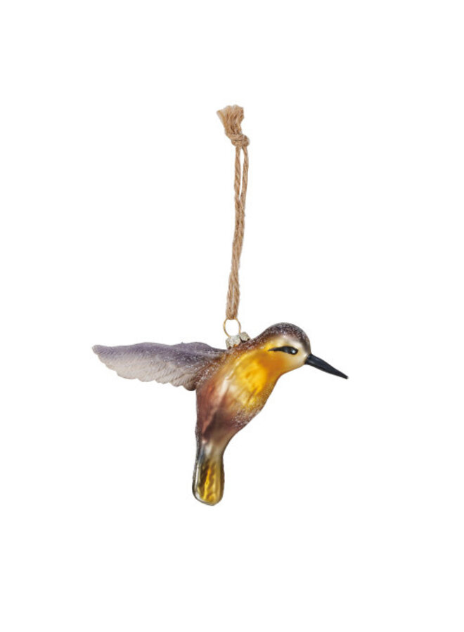 Hand painted Hummingbird w/resin