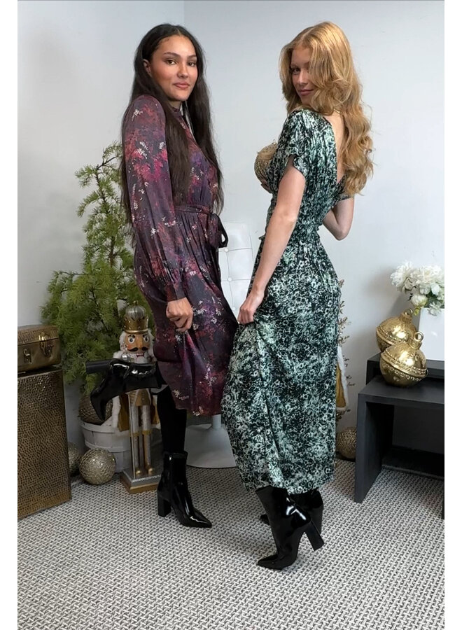 Karis Printed Shirt Dress