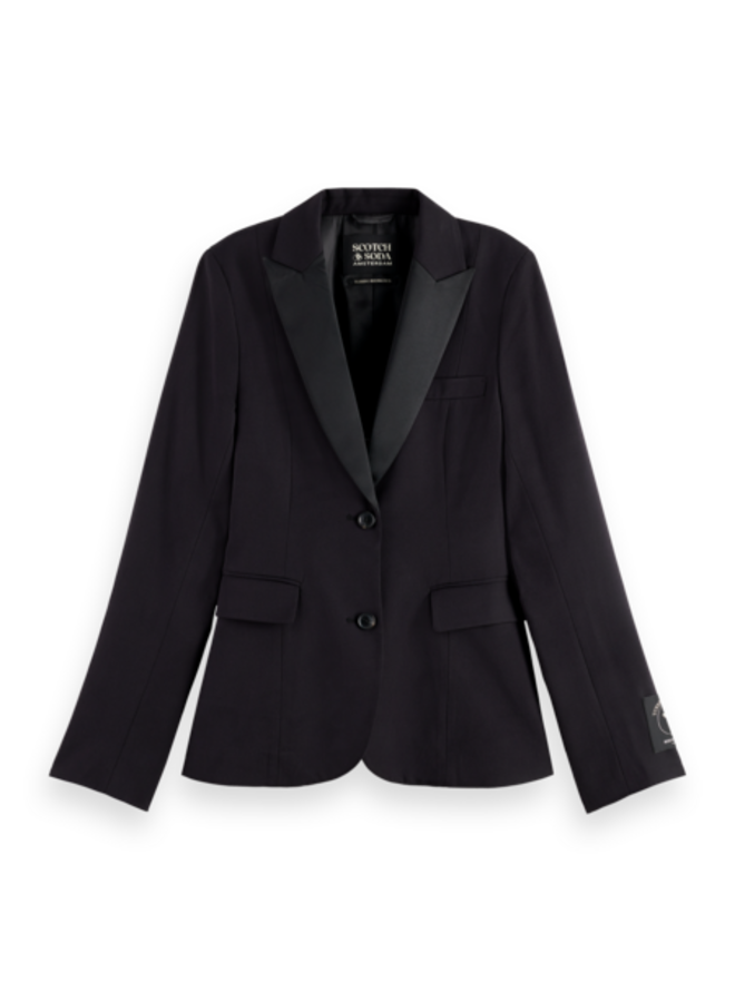 Tuxedo Single Breasted Blazer