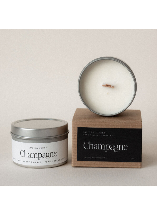 Champagne Candle 4oz