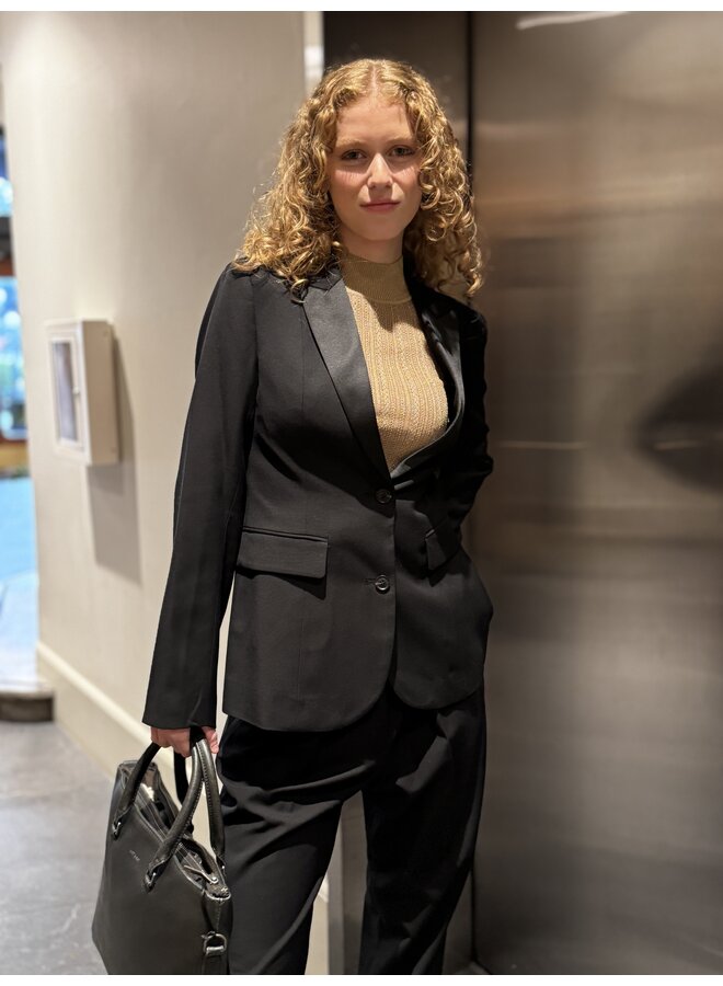 Metallic Pointelle Pullover