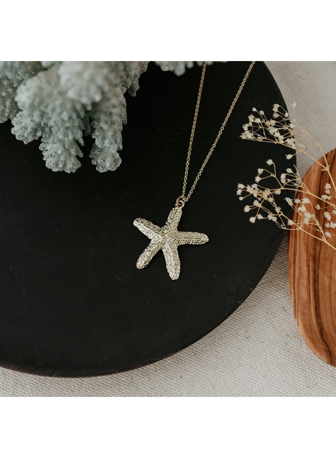 Botanical Beach Pendant Gold