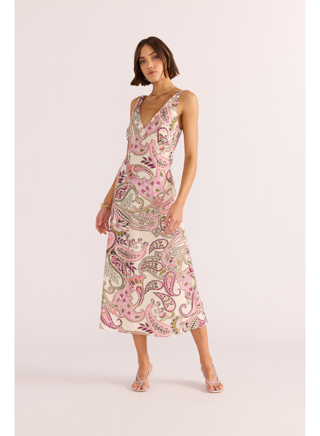 Cadence Bias Slip Midi Dress