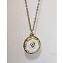 Medium White Heart Necklace