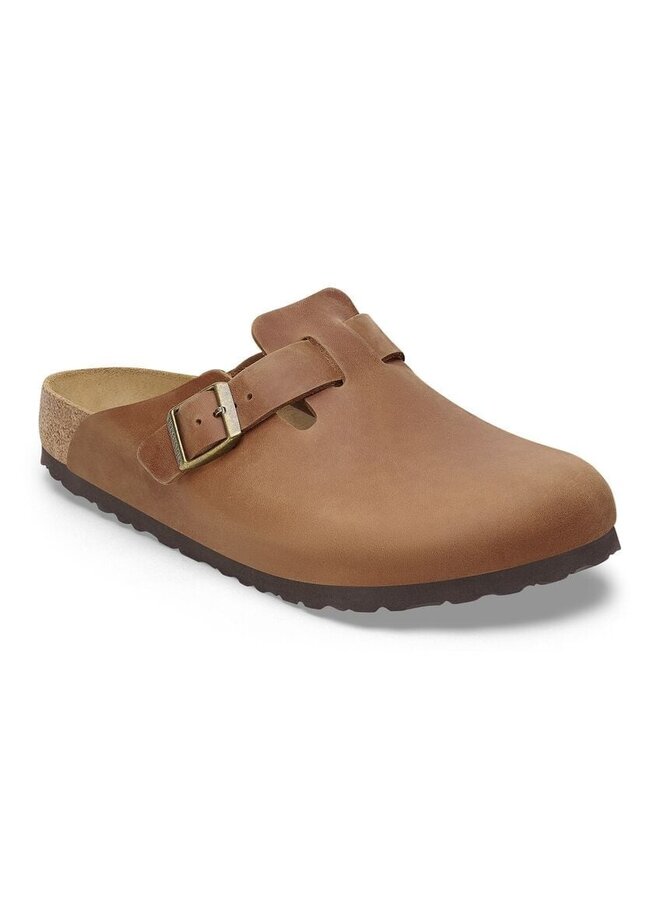 Boston Oiled Leather Cognac