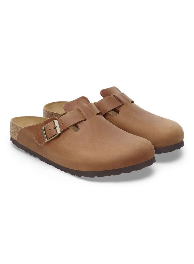 Boston Oiled Leather Cognac