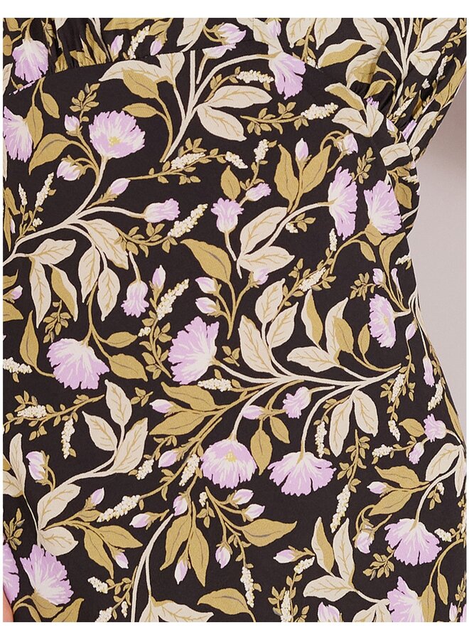NOCTURNE BIAS SLIP MIDI DRESS