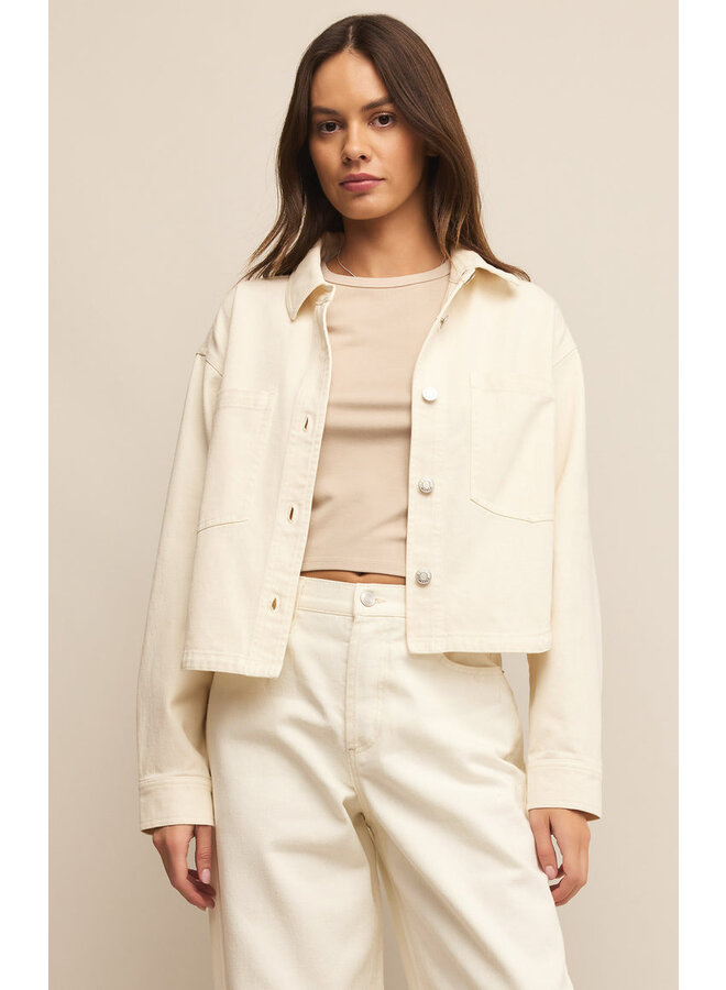 All Day Cropped Denim Jacket