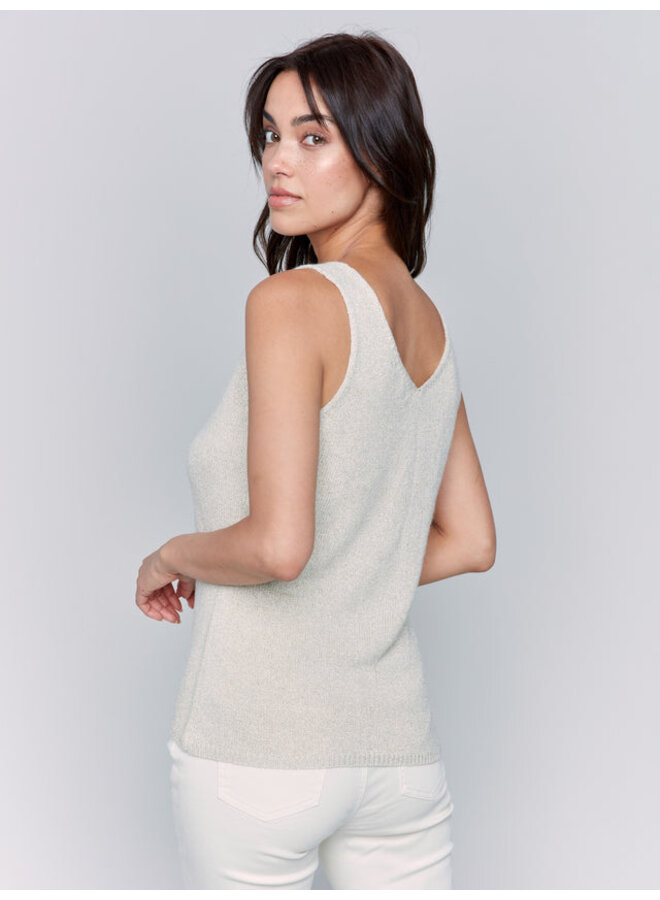 Metallic Lurex Knit Cami