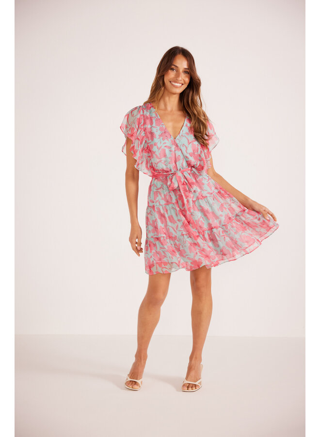 Auretta Flutter Mini Dress