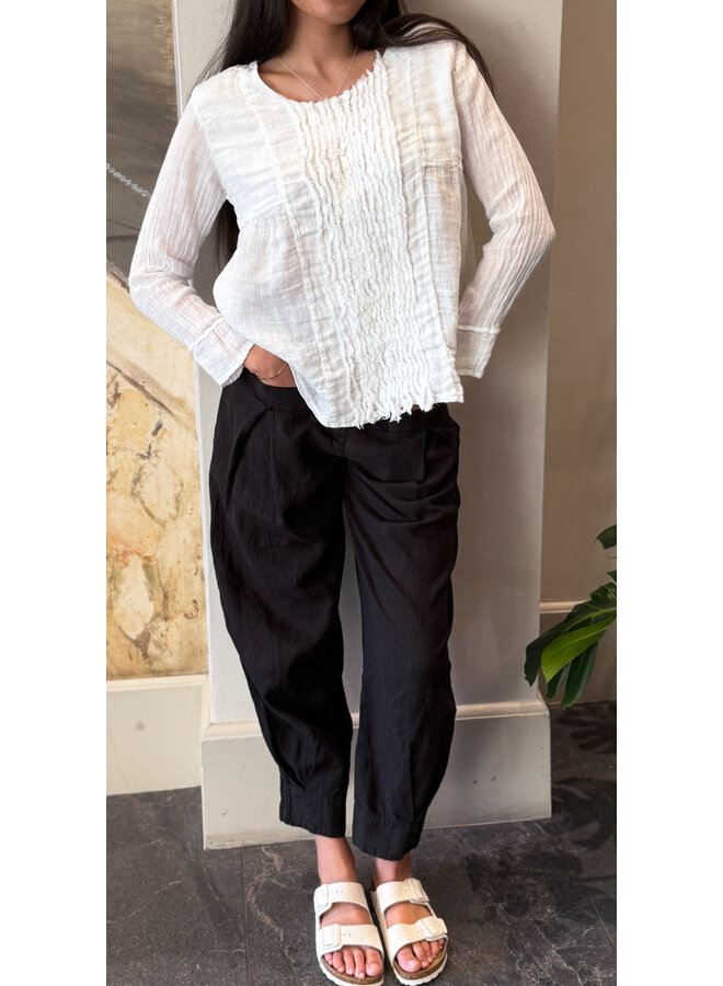 Tapered Linen Pant