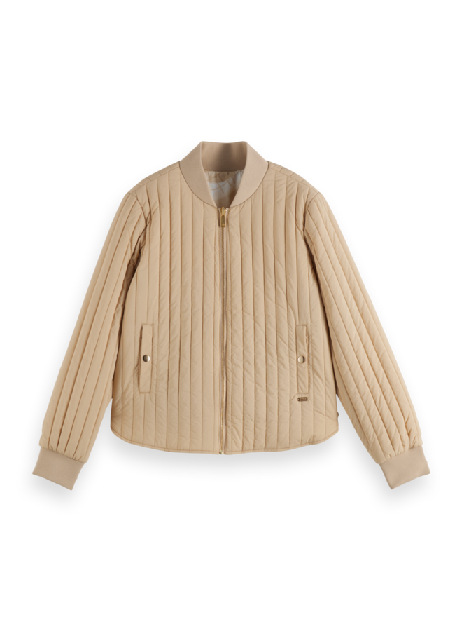 Reversible Quilted Bomber