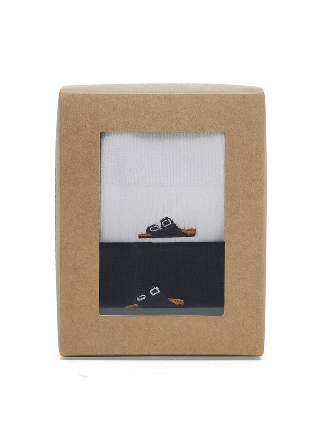 2 Pack Cotton Rib Socks