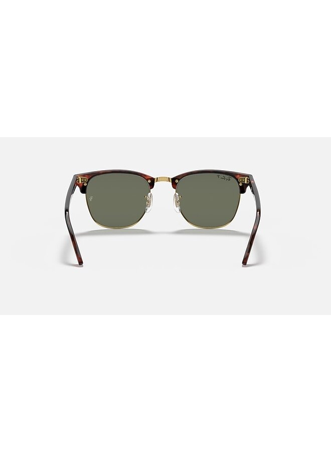 Clubmaster Mock Tort/Arista W/ Green