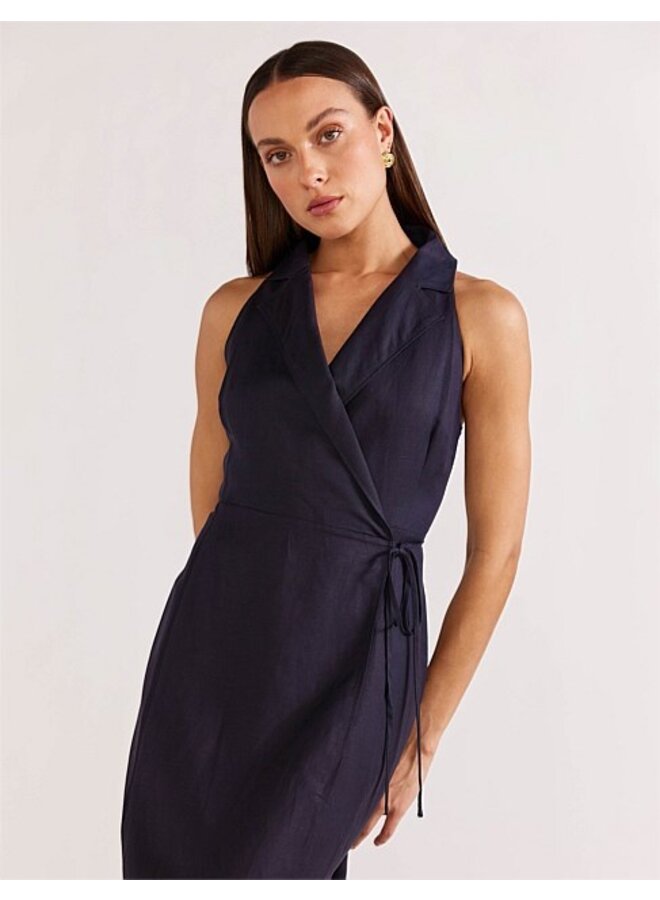 Jori Wrap Midi Dress