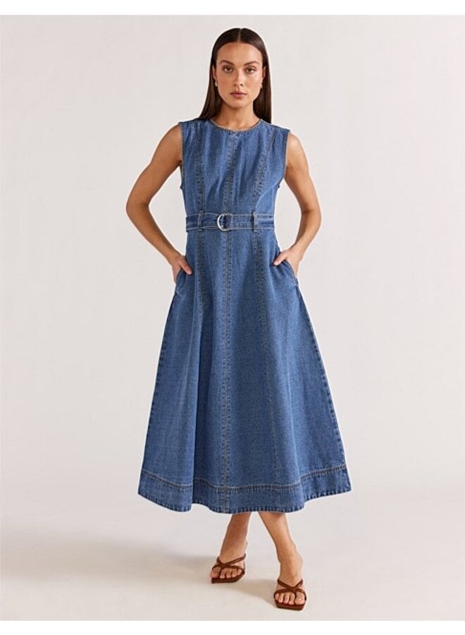 Eva Denim Midi