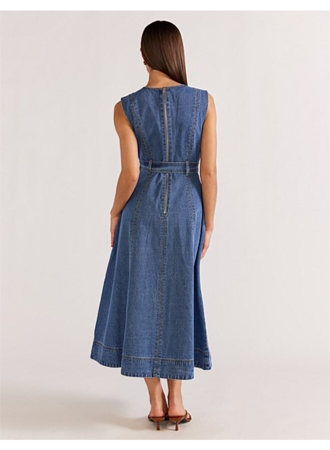 Eva Denim Midi
