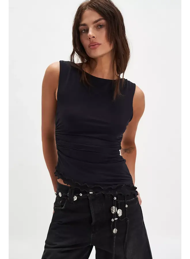 Ash Knit Top Solid