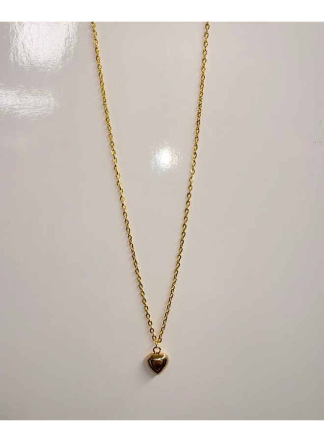 Solid Heart Necklace