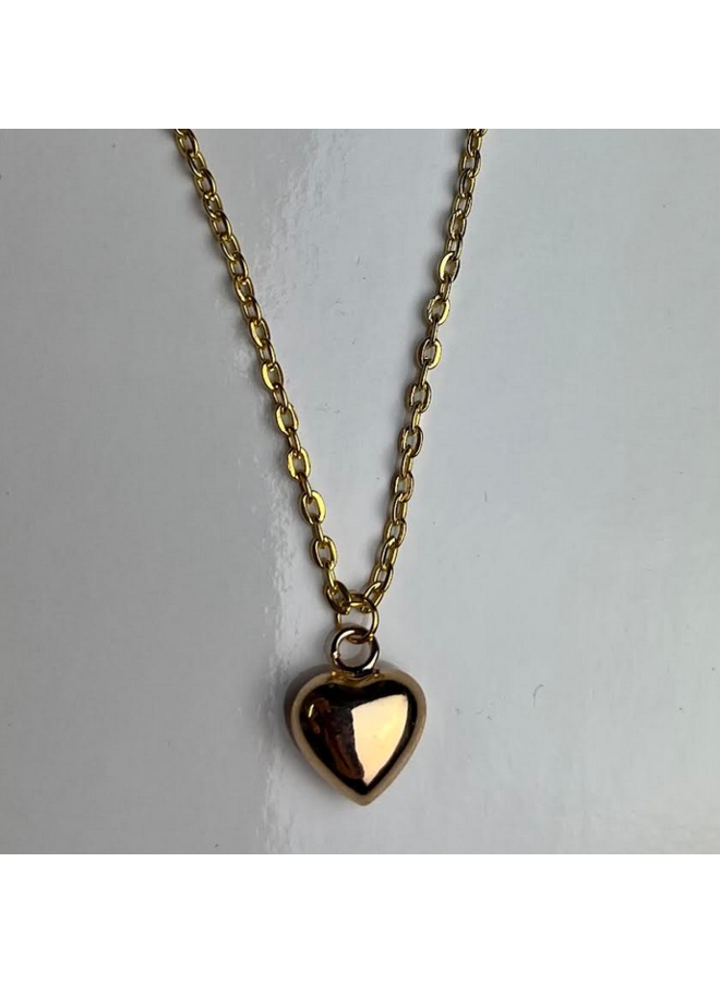 Solid Heart Necklace