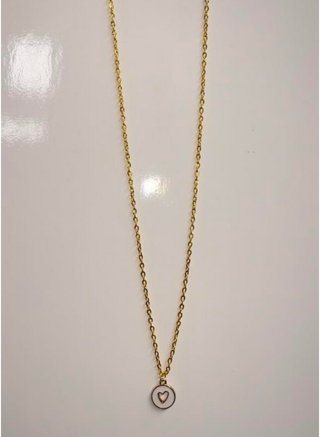 Cutout Heart Necklace