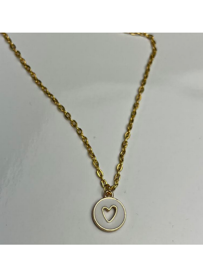 Cutout Heart Necklace